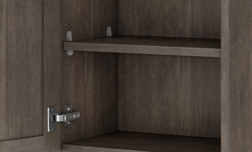 Open Door of Kitchen Cabinet from Millenia Collection | Canyon Creek Cabinet Company