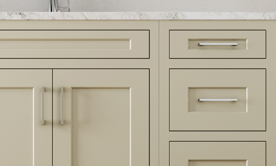 Kitchen Cabinet Drawer Fronts with Traditional Overlays | Canyon Creek Cabinet Company